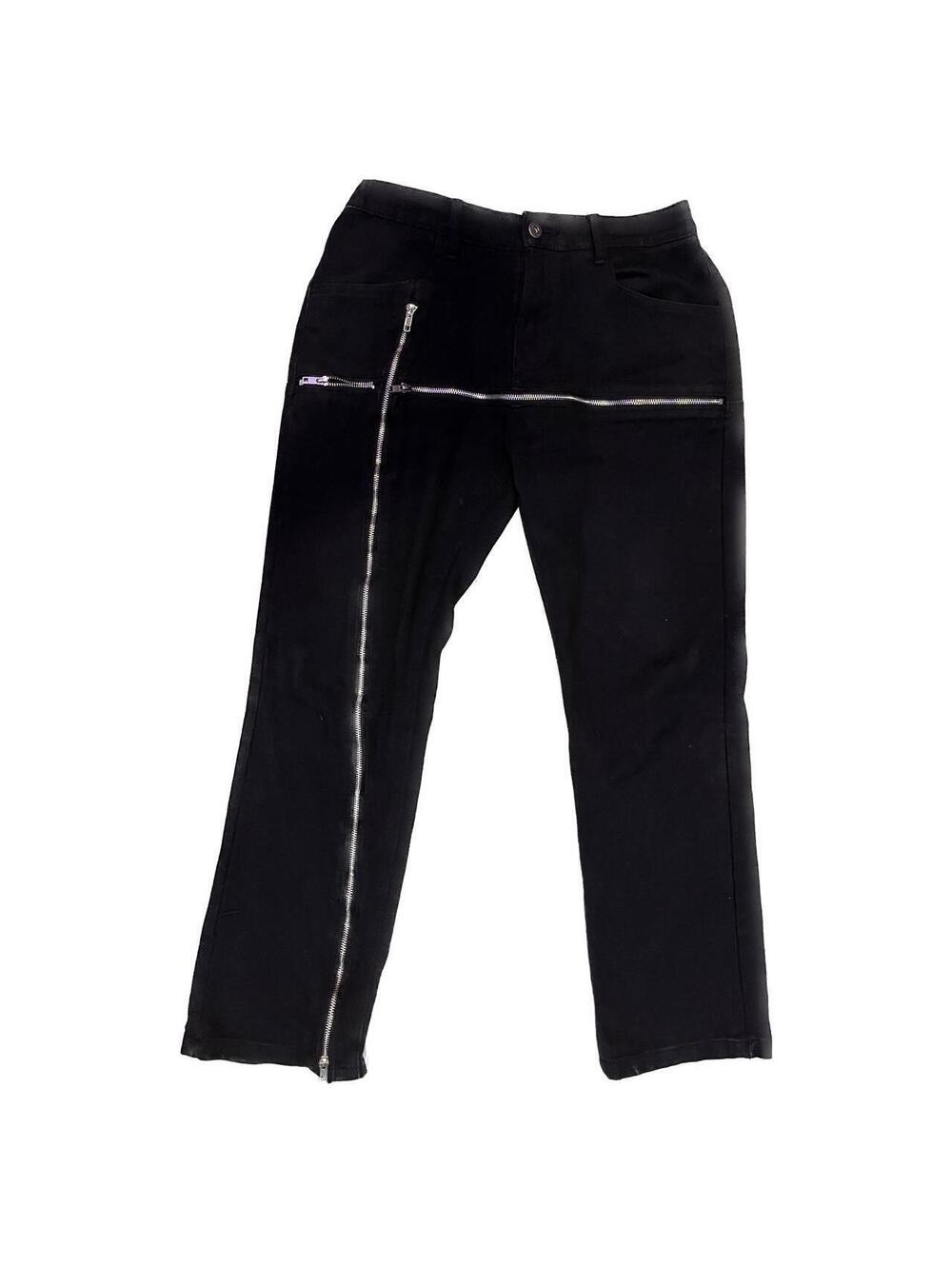 Zipper Cross Pants
